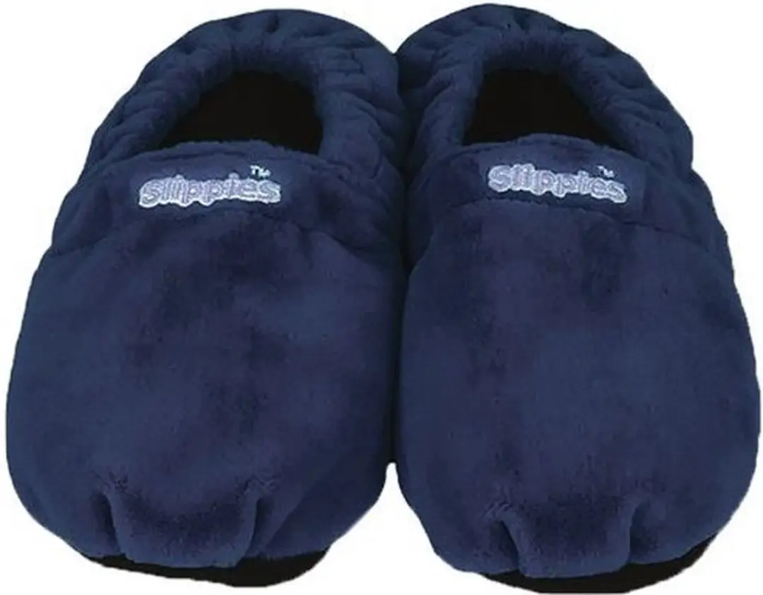 Warmies Slippies maat 8-11 (41-45) donker blauw 1 Paar