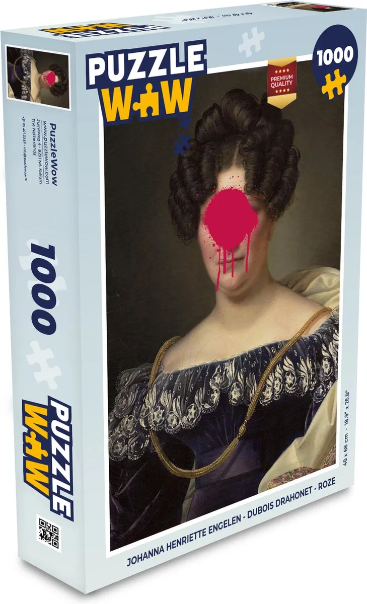 PuzzleWow Johanna Henriette Engelen - Dubois Drahonet Legpuzzel 1000 Stuks - Multicolor