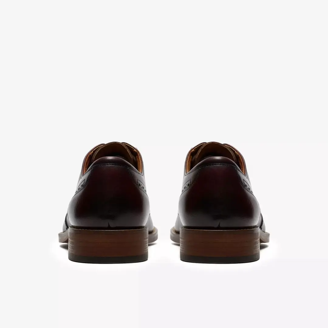 Clarks Craftremi Tip Veterschoen - Bruin 42.5 - afbeelding 4 van 4