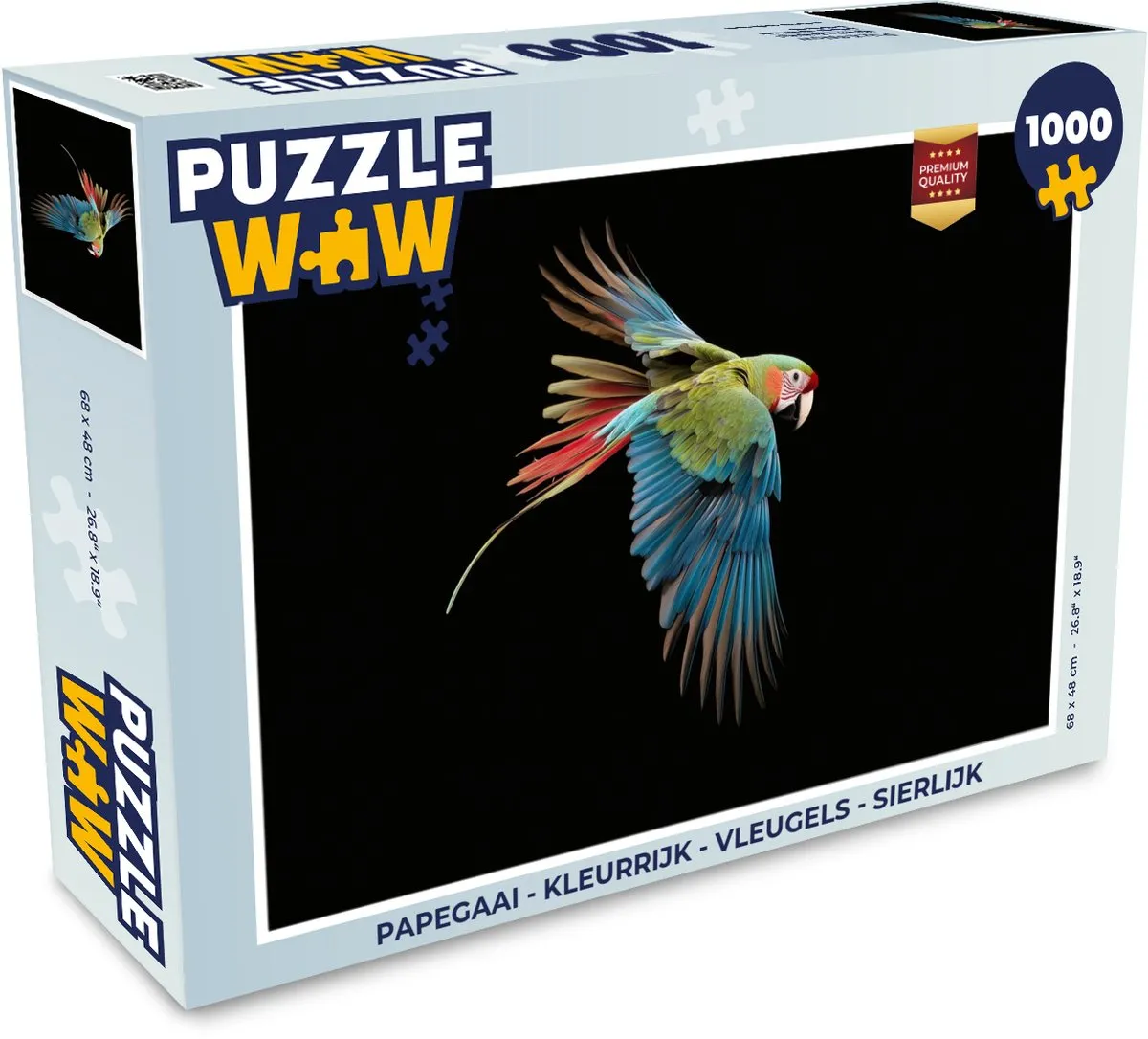 PuzzleWow Papegaai Legpuzzel 1000 Stuks