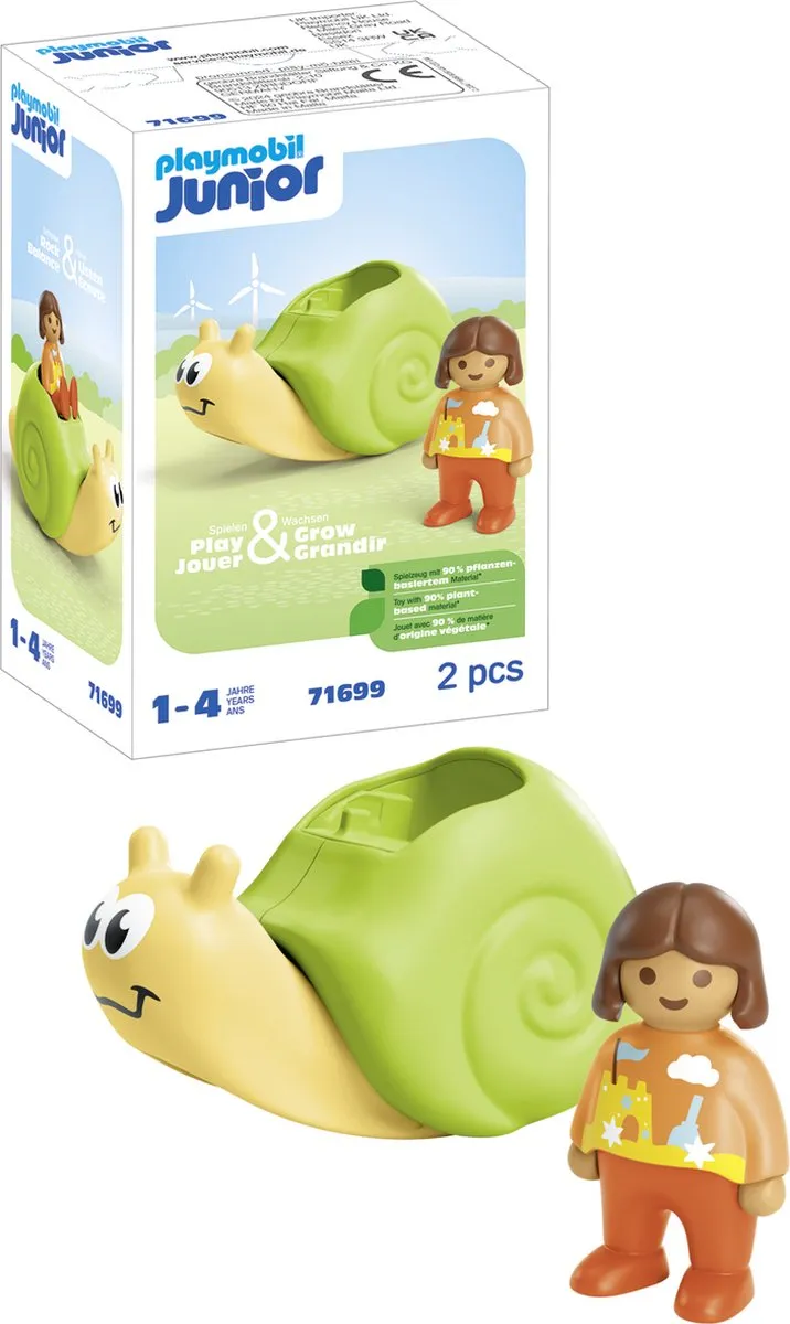 Playmobil Junior Schommelende Slak 71699 - Multicolor - afbeelding 6 van 6