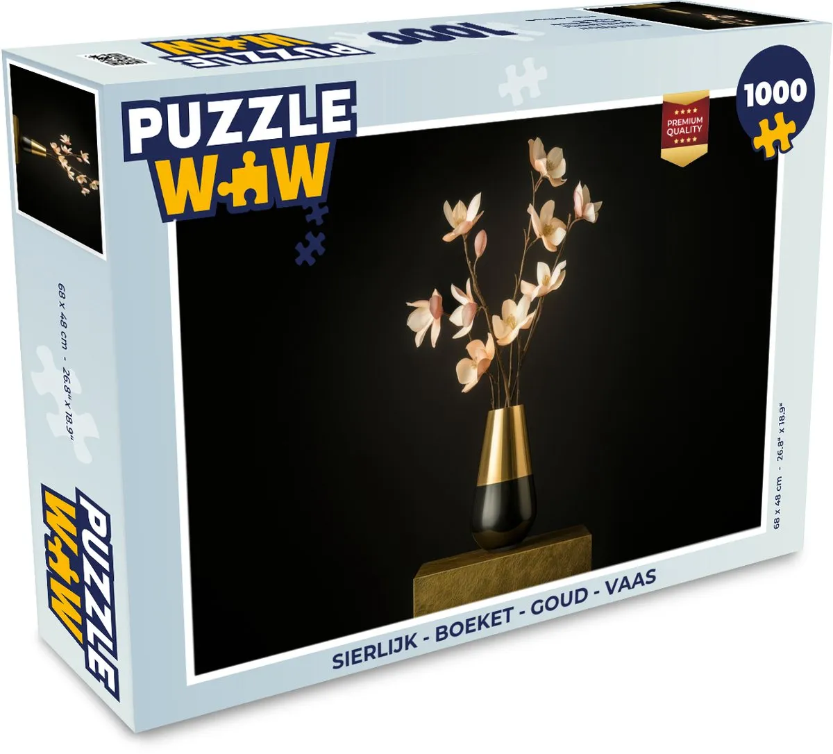 PuzzleWow Boeket Legpuzzel 1000 Stuks