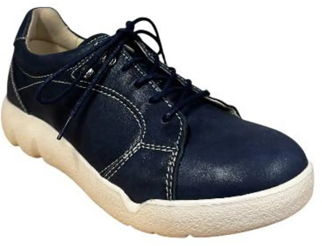 Wolky Dames Lunvia Veterschoen - Denimblauw 43