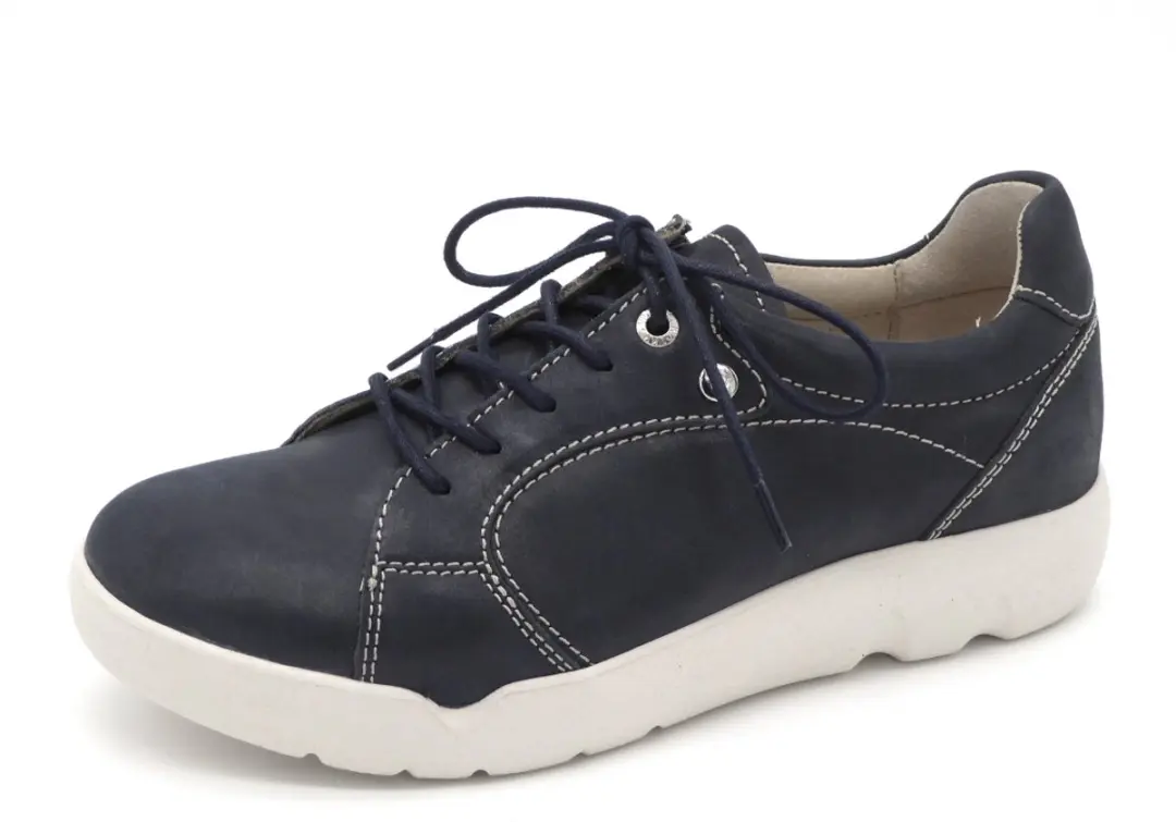 Wolky Dames Lunvia Veterschoen - Denimblauw 43