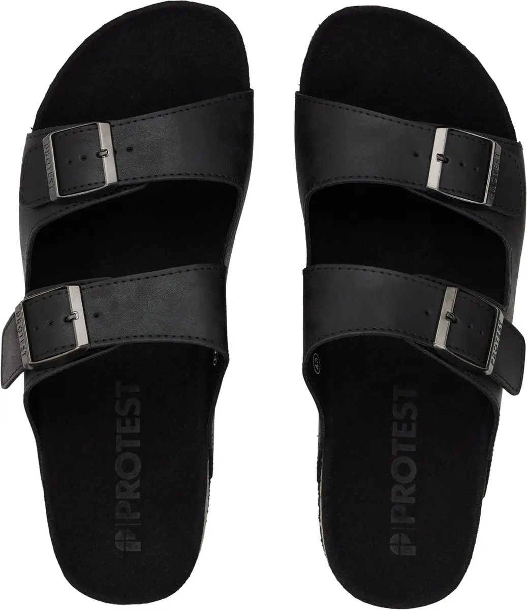 Protest PRTMikal Slippers Heren Slides - Gesp - Zwart - afbeelding 3 van 6