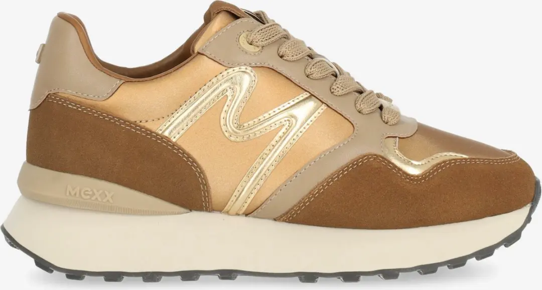 Mexx Sneaker Juju Humper Goud Dames