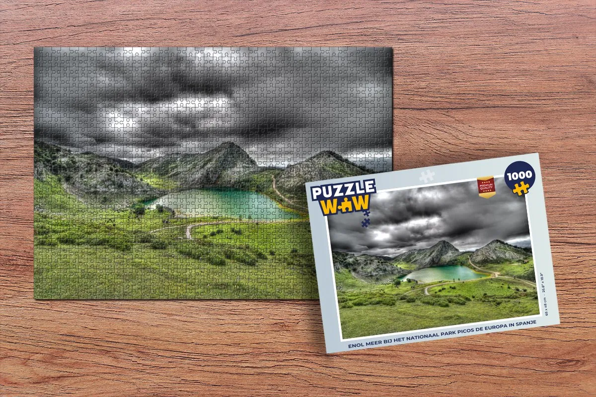 PuzzleWow Legpuzzel Picos de Europa 1000 Stuks - Multicolor