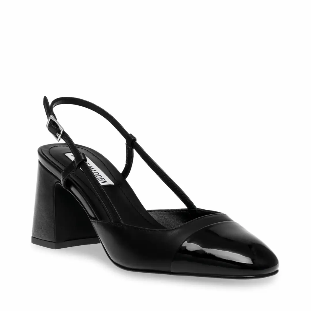 Steve Madden Zeina Damesschoenen - Zwart Leder 40 - afbeelding 3 van 6