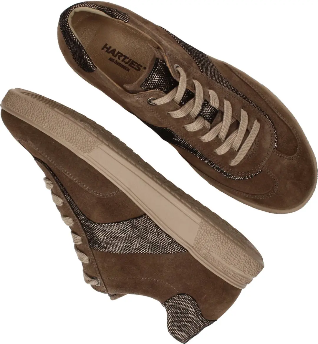 Hartjes Veterschoenen - Dames - Taupe - Maat:37½ - afbeelding 3 van 6