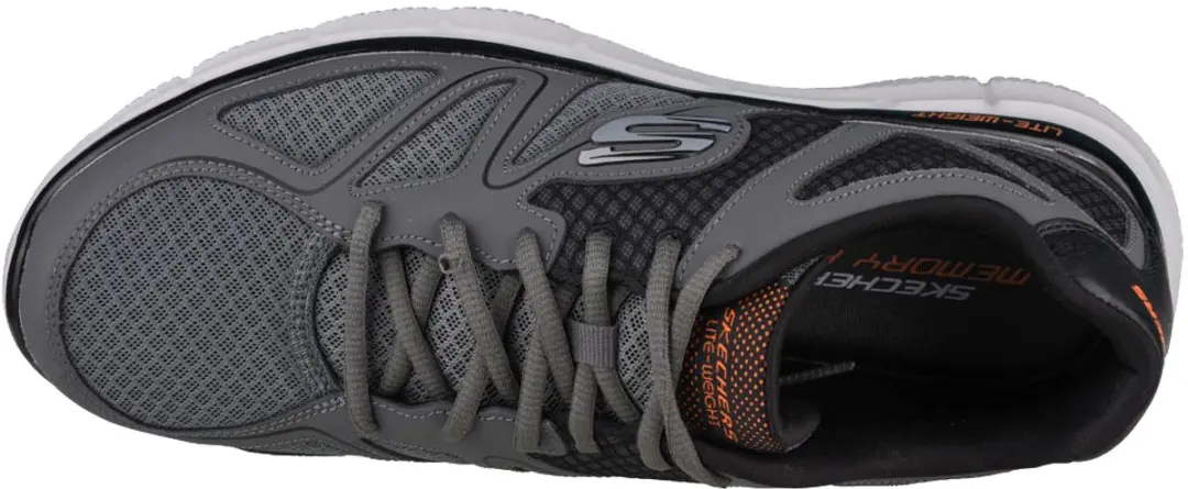 Skechers Verse Flash Point Heren Sneakers - Grijs - afbeelding 5 van 6