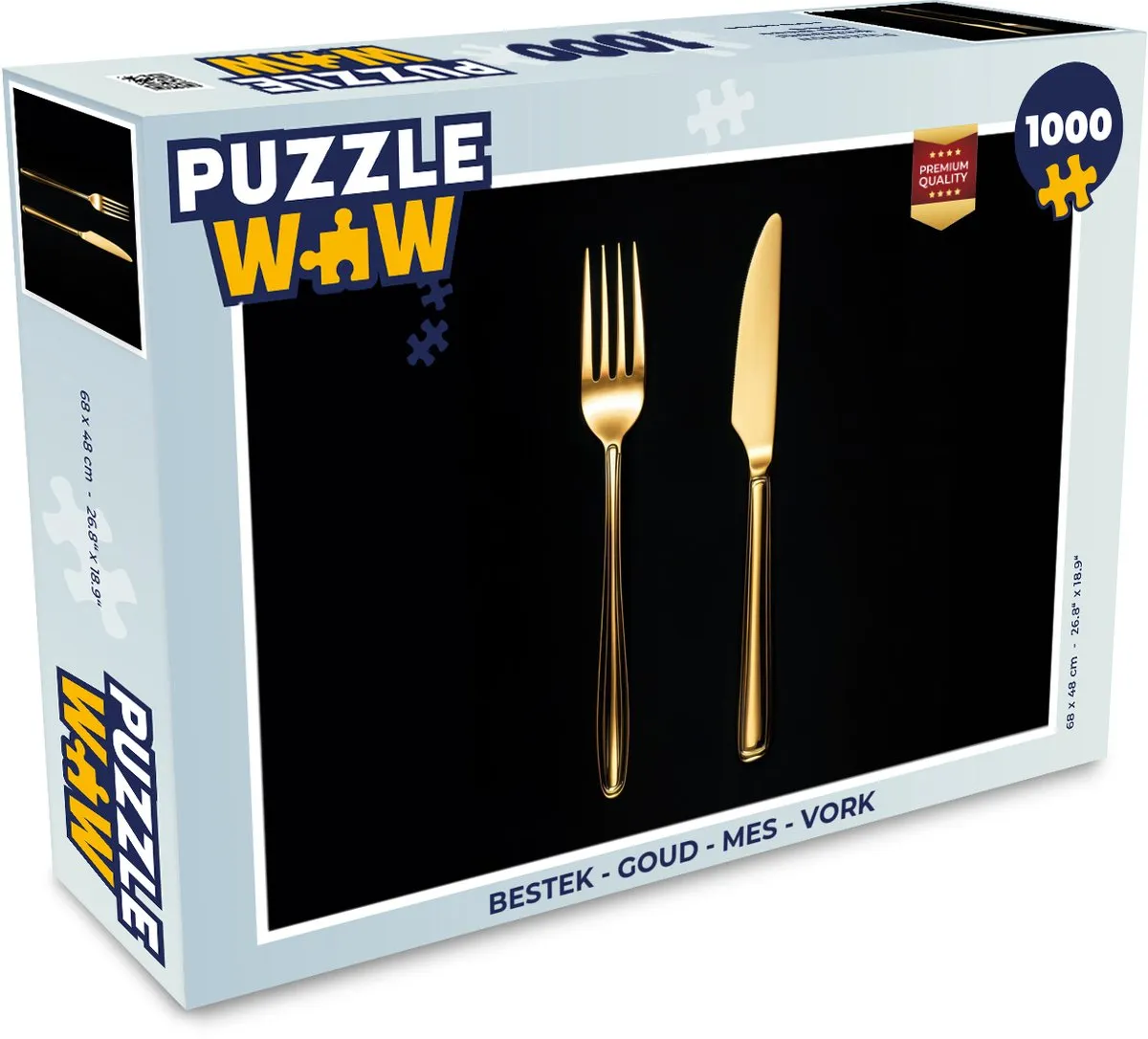 PuzzleWow Bestek Puzzel 1000 Stuks