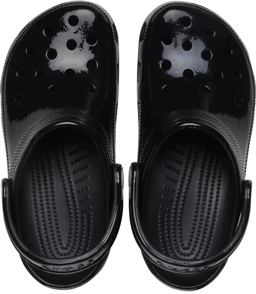 Crocs Classic High Shine Clog Zwart Maat 45/46 US M11