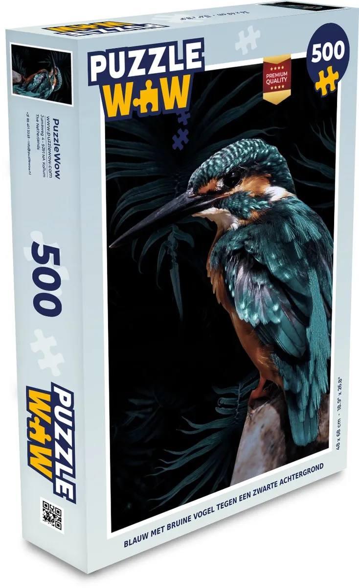 PuzzleWow IJsvogel Legpuzzel 500 Stuks