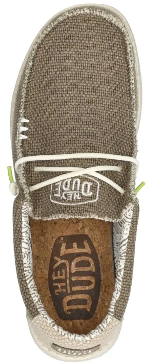 HEYDUDE Wally Braided Instappers - Groen - Maat 44 - afbeelding 6 van 6