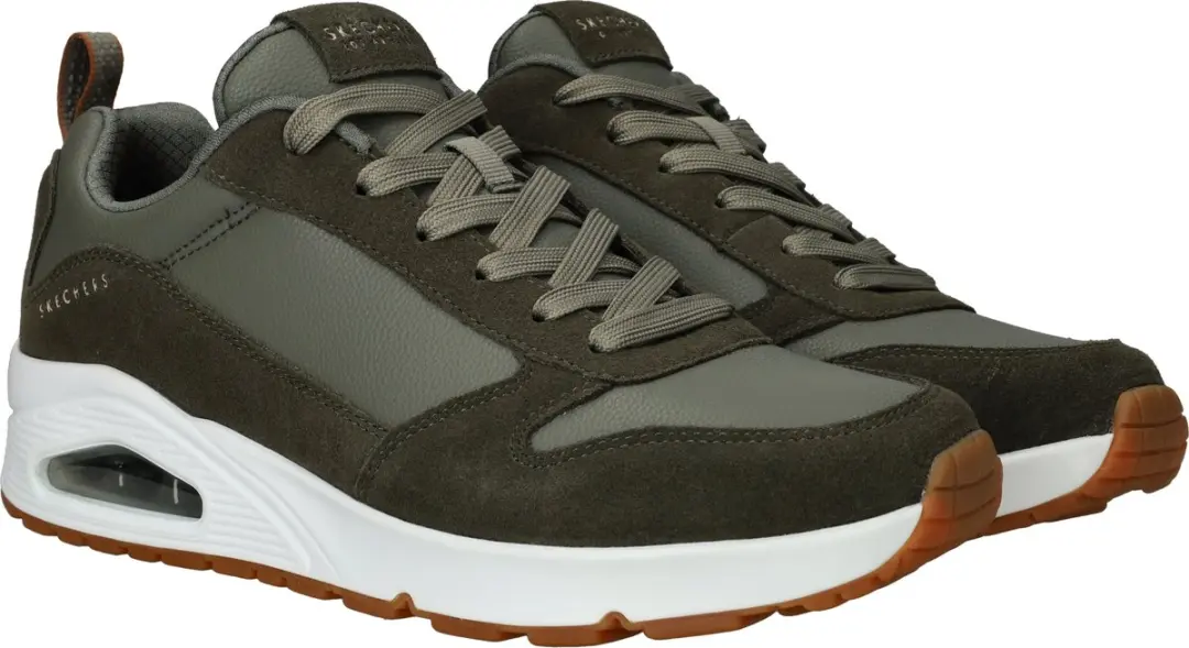 Skechers Uno Stacre Heren Sneakers - Groen - afbeelding 2 van 6