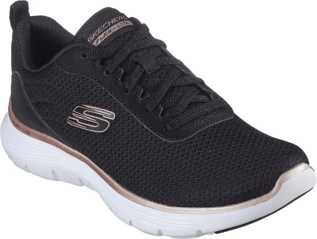 Skechers Flex Appeal 5.0 Uptake Dames Sneakers - 40 - Black Rose - afbeelding 3 van 6