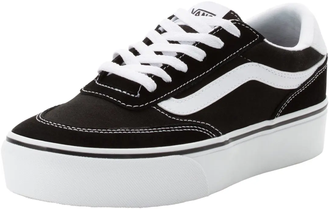 VANS Damen Brooklyn Ls Platform Sneaker Schoenen Leder VN000DC4BA2