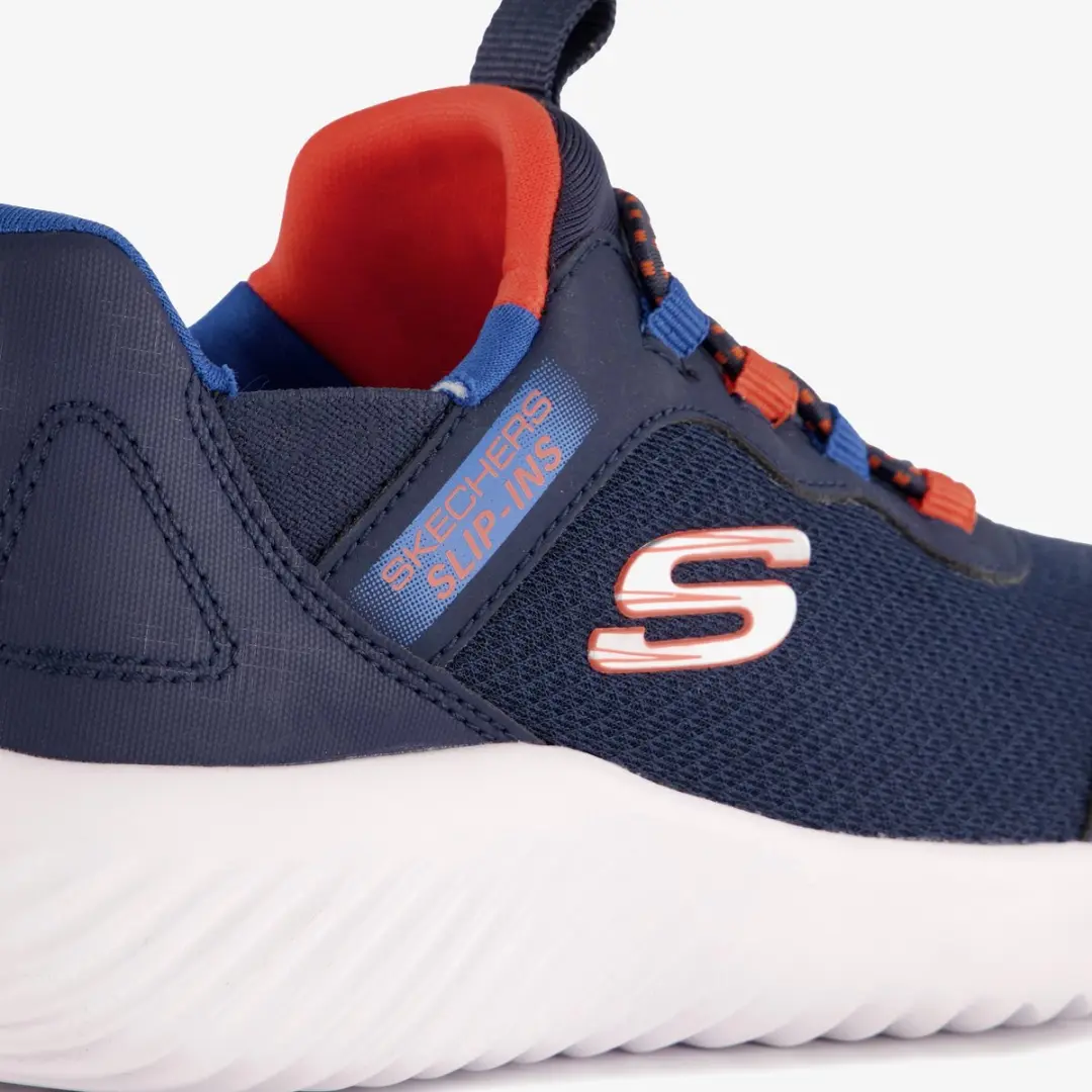 Skechers Slip-ins Bounder Kindersneakers - Blauw - afbeelding 6 van 6