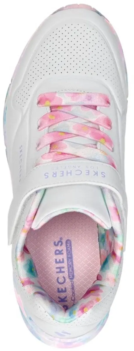 Skechers UNO GEN1 - FRESH BLOOMS Meisjes Sneakers - Wit - afbeelding 5 van 6