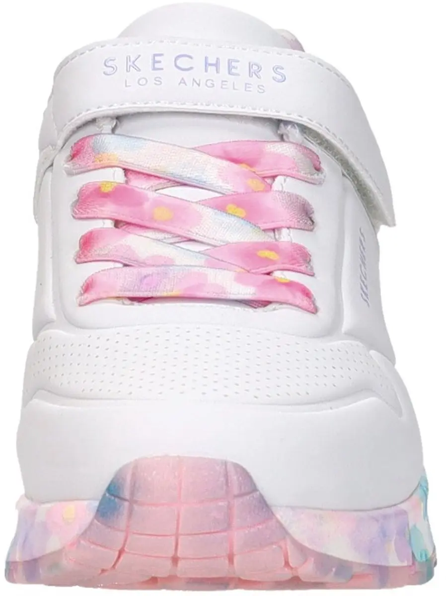 Skechers UNO GEN1 - FRESH BLOOMS Meisjes Sneakers - Wit - afbeelding 3 van 6