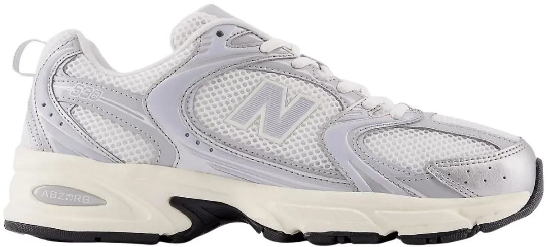 New Balance U530 Unisex Sneakers - Zilver Metallic - afbeelding 3 van 6