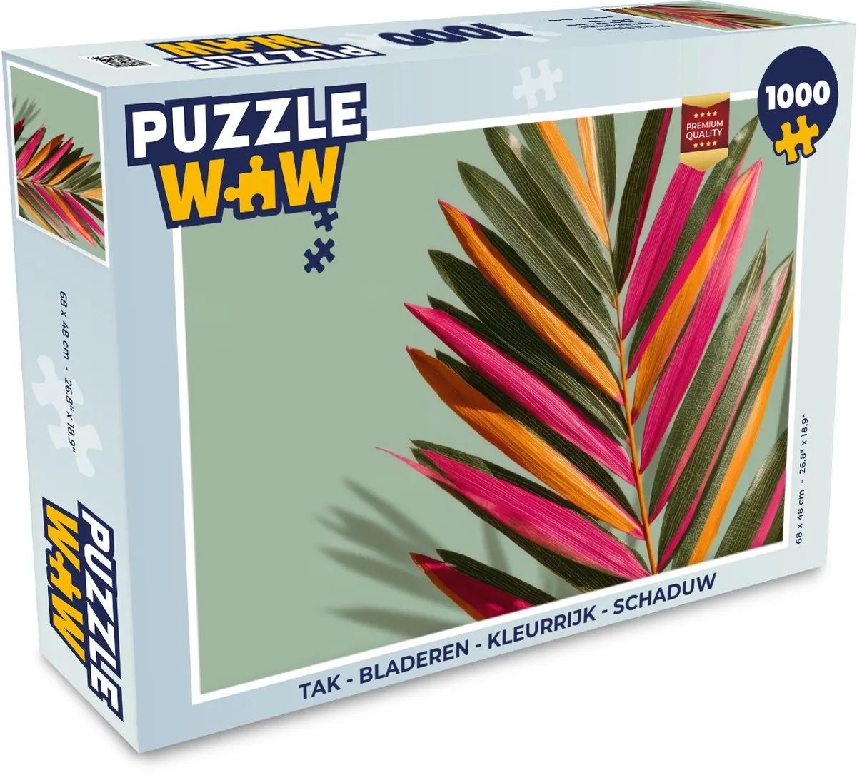 PuzzleWow Tak - Bladeren Legpuzzel 1000 Stuks
