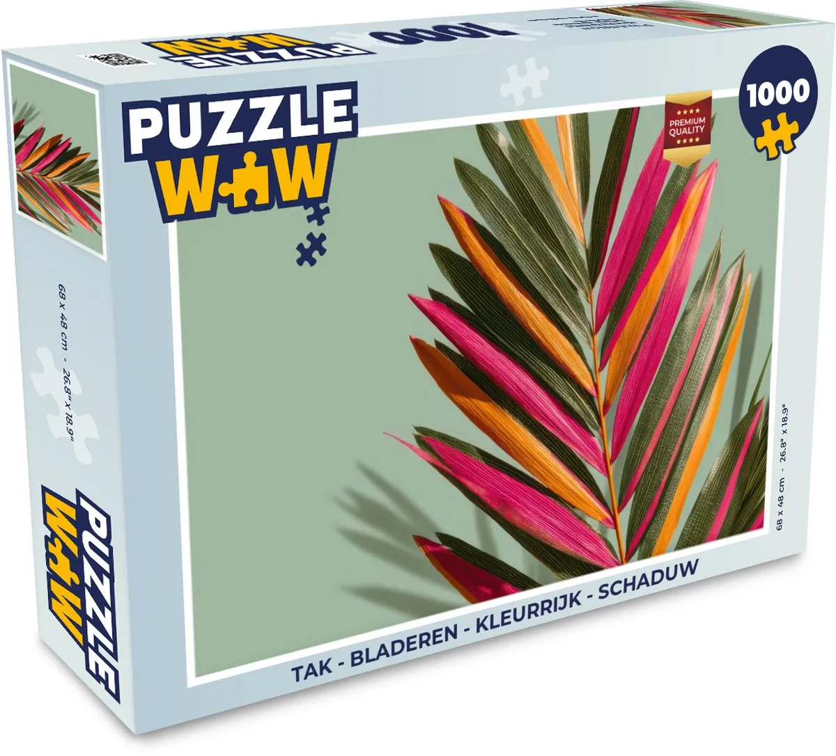 PuzzleWow Tak - Bladeren Legpuzzel 1000 Stuks