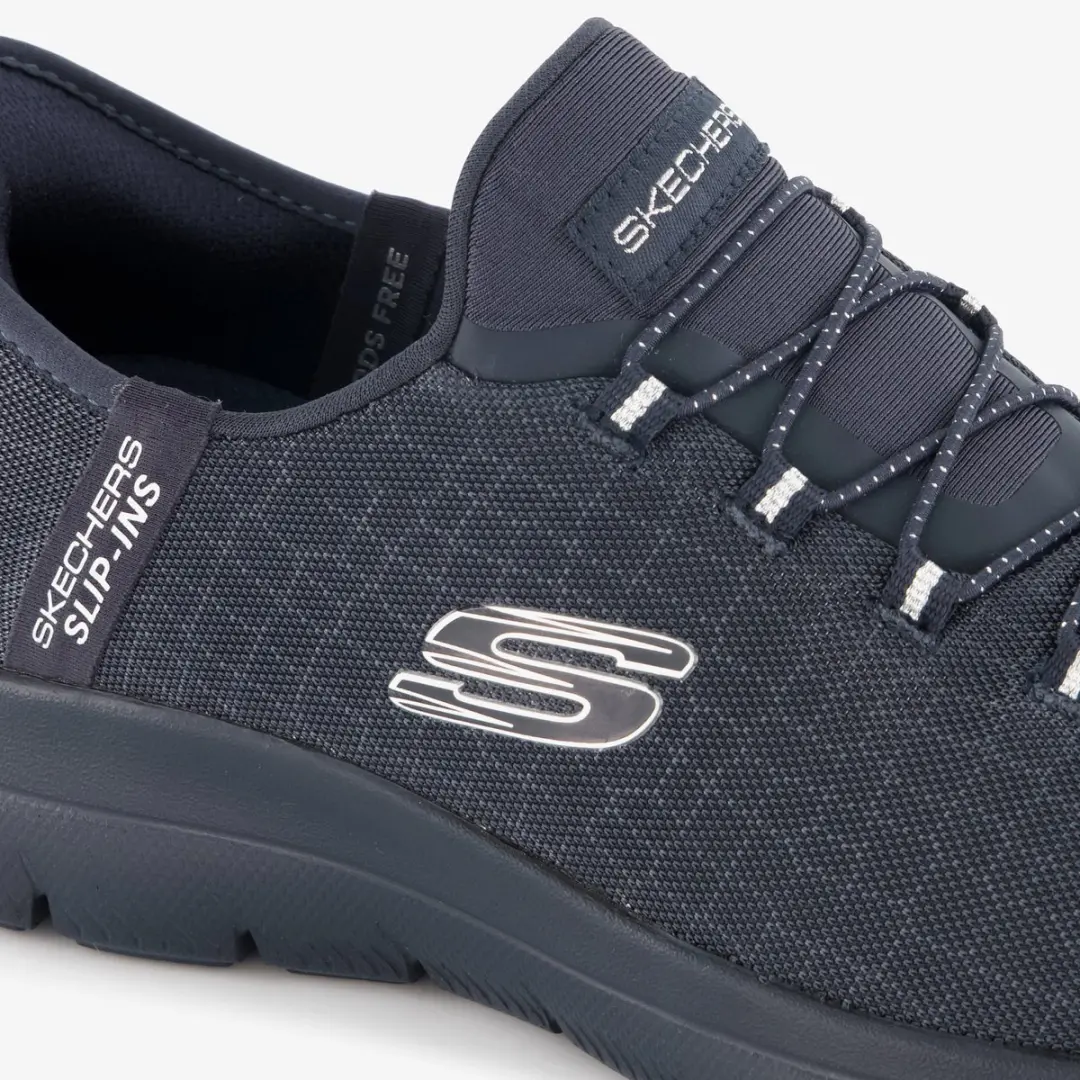 Skechers Summits Classy Night Slip-Ins Dames Sneakers - 40 - Donkerblauw - afbeelding 6 van 6