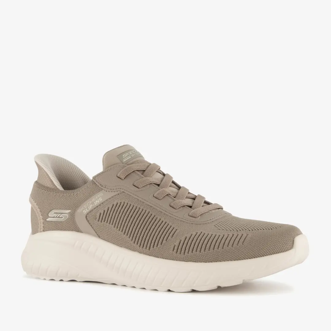 Skechers Bobs Squad heren sneakers beige