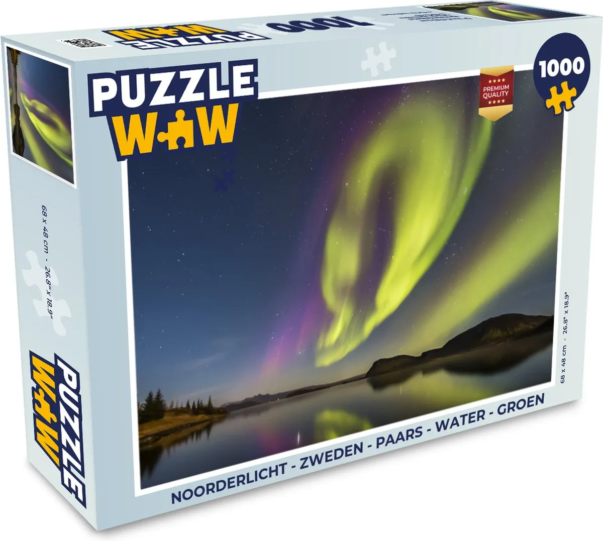 PuzzleWow Noorderlicht Legpuzzel 1000 Stuks