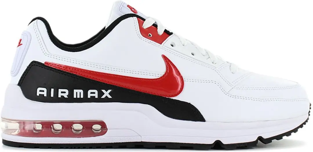 Nike Air Max LTD 3 Heren Sneakers - 45+ - Wit/Rood-Zwart - afbeelding 4 van 6