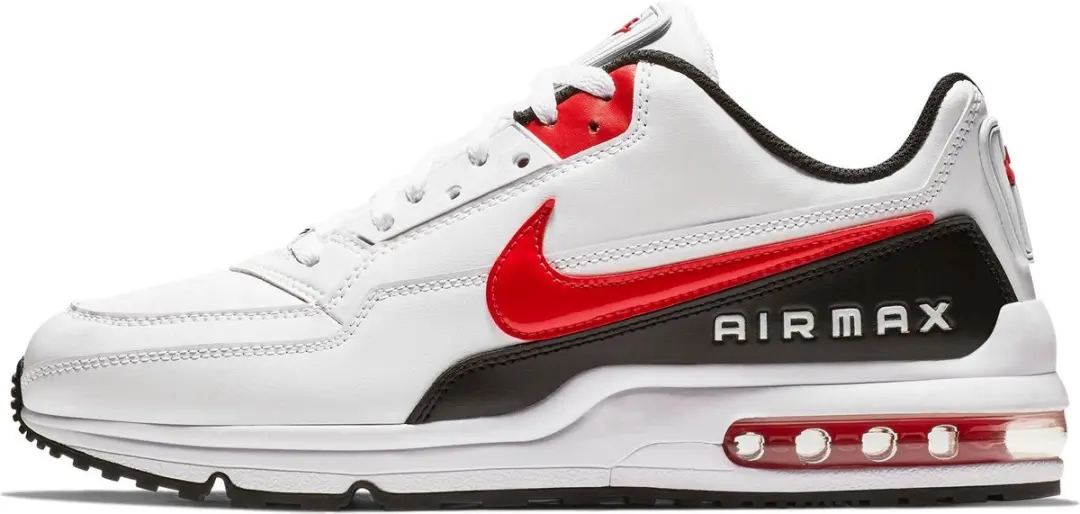 Nike Air Max LTD 3 Heren Sneakers - 45+ - Wit/Rood-Zwart - afbeelding 2 van 6