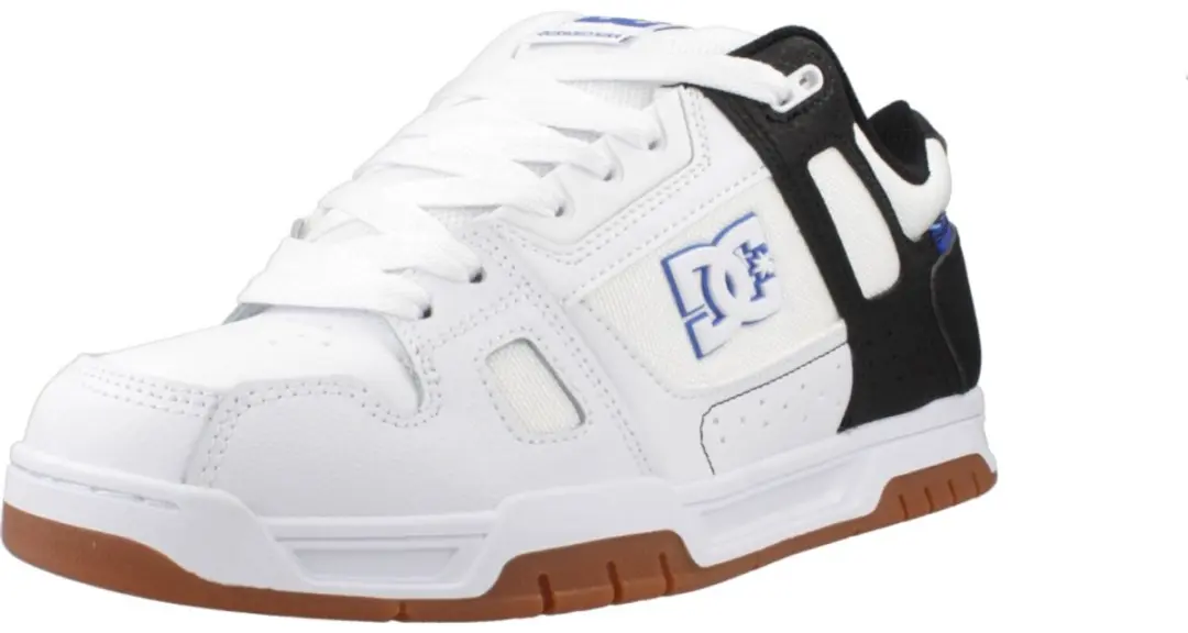 DC Shoes Stag DC01813-100 Heren Sneakers - Wit - afbeelding 3 van 6