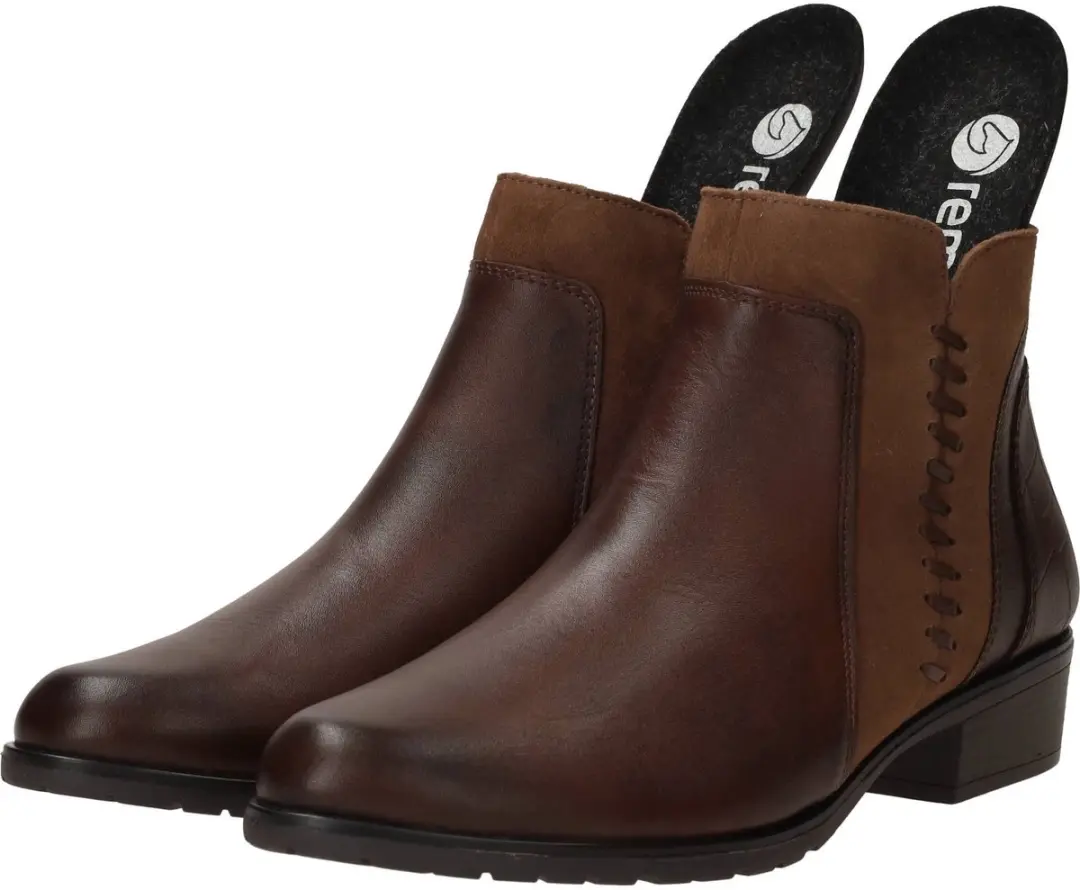 Remonte D6893 Enkellaarzen - Bruin Leer/Suede - 40 - afbeelding 6 van 6