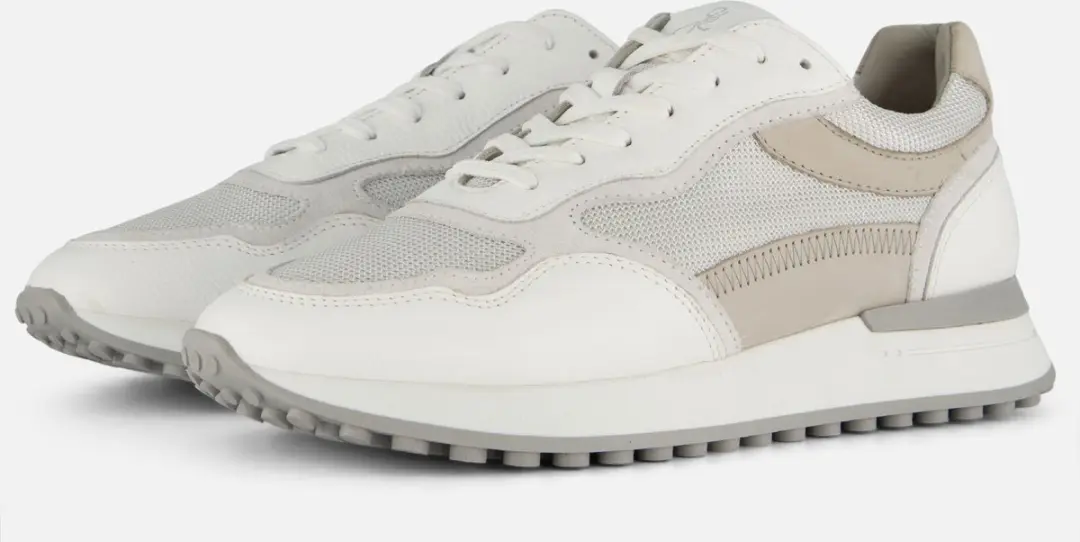 Marco Tozzi Sneakers wit Leer