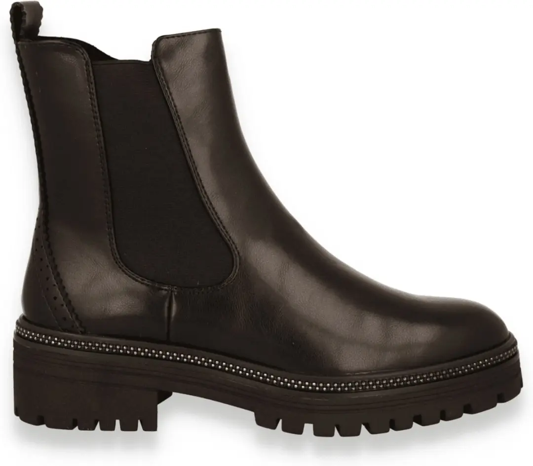 Marco Tozzi Dames Chelseaboot 2-25443-43 001 F-breedte Maat: 41 EU