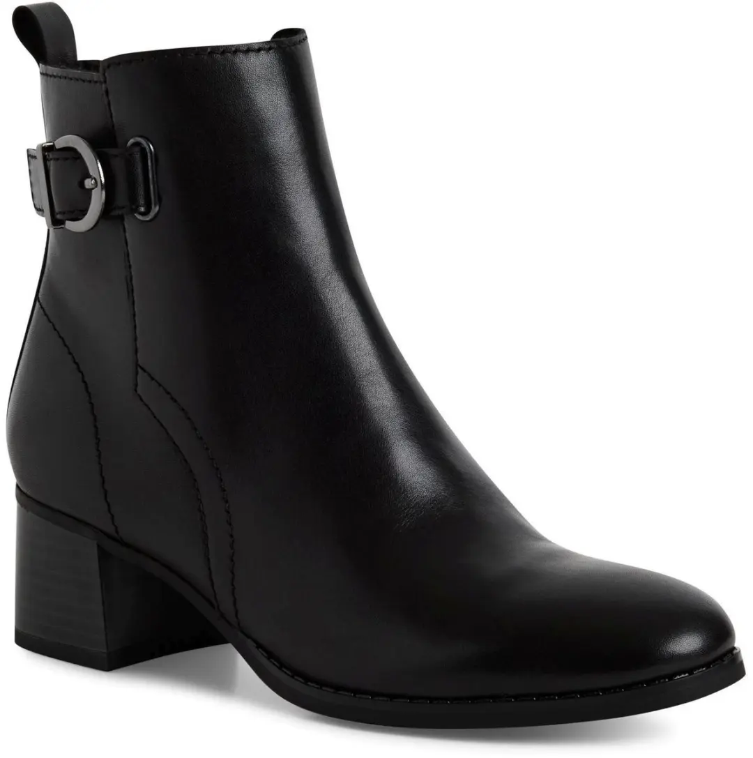 Marco Tozzi Dames Enkellaarsje 2-25317-45 001 F-breedte Maat: 40 EU
