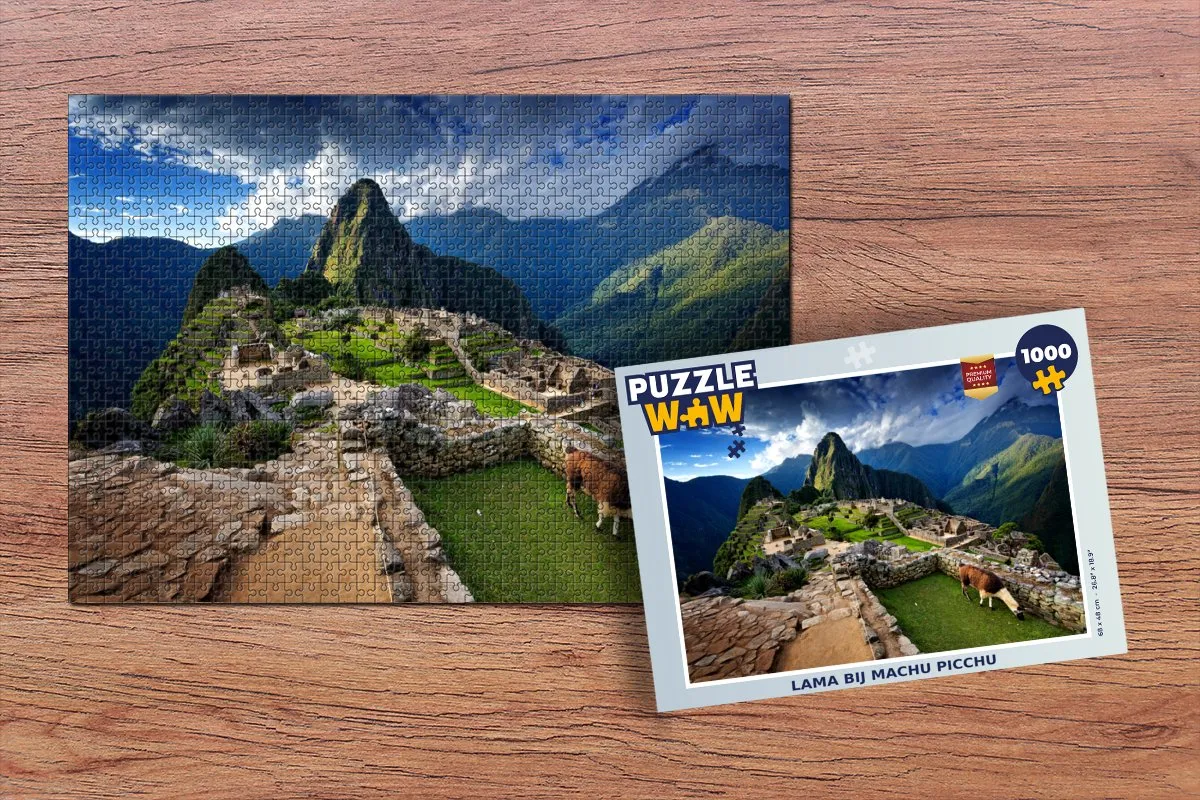 PuzzleWow Machu Picchu Legpuzzel 1000 Stuks - Multicolor
