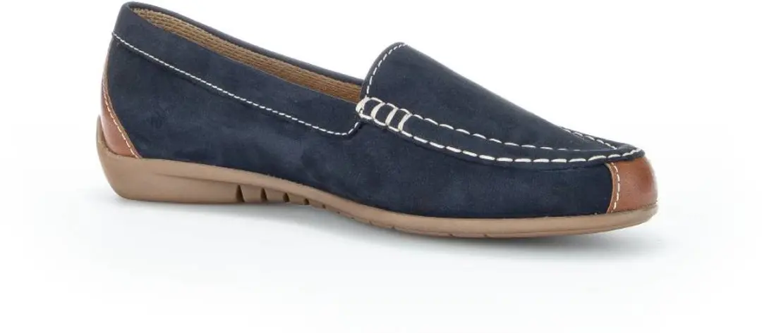 Gabor 84.260 Instapper - Blauw Cognac Leer Nubuck - afbeelding 6 van 6