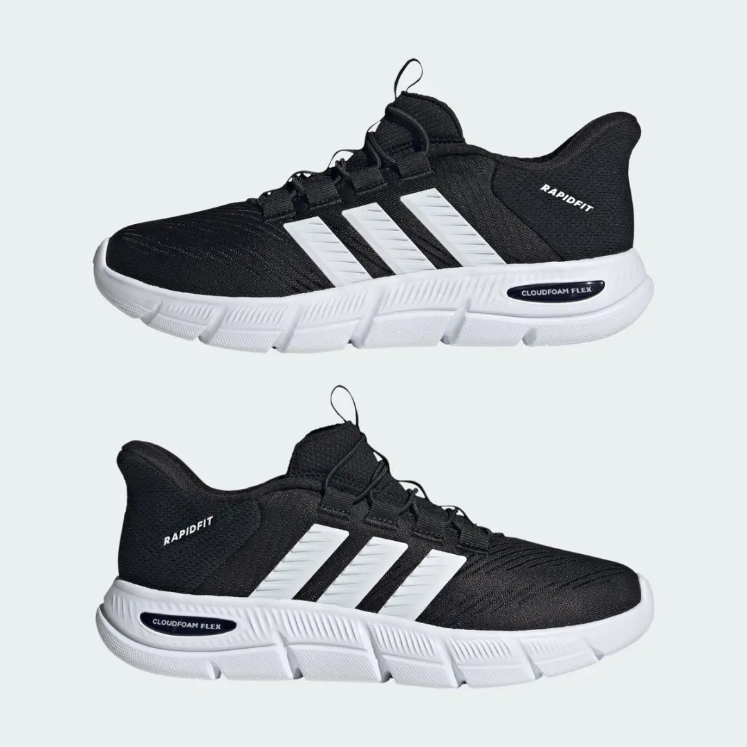 adidas Cloudfoam Flex Rapidfit ONE09 Dames Schoenen - Zwart - afbeelding 5 van 6