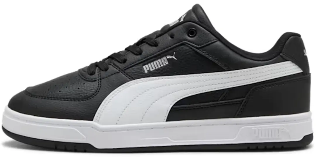 PUMA Heren Caven III Sneakers Black White Silver