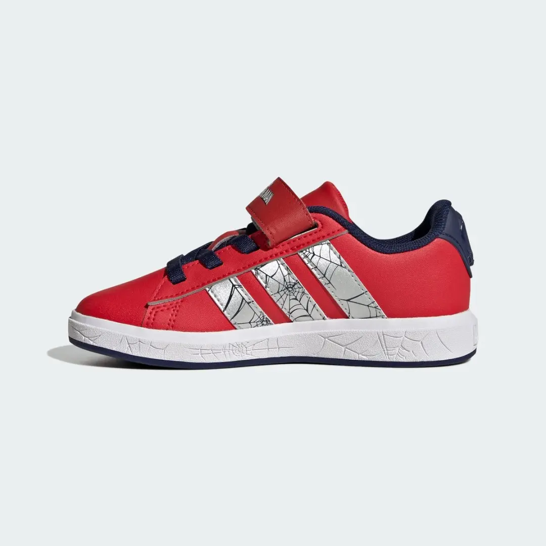 Adidas Marvel Spider-Man Grand Court Schoenen - Rood - afbeelding 2 van 6