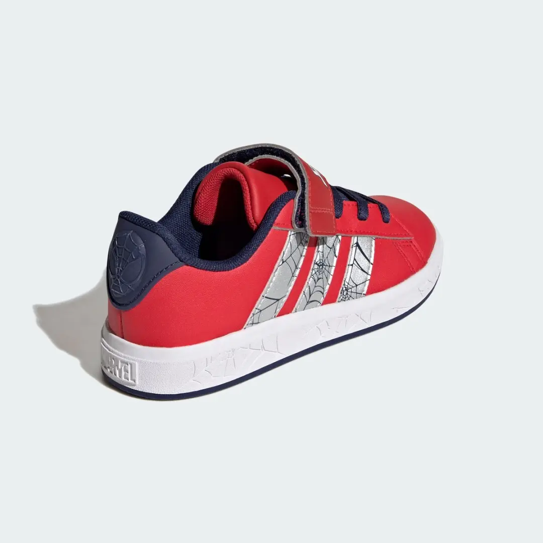 Adidas Marvel Spider-Man Grand Court Schoenen - Rood - afbeelding 6 van 6