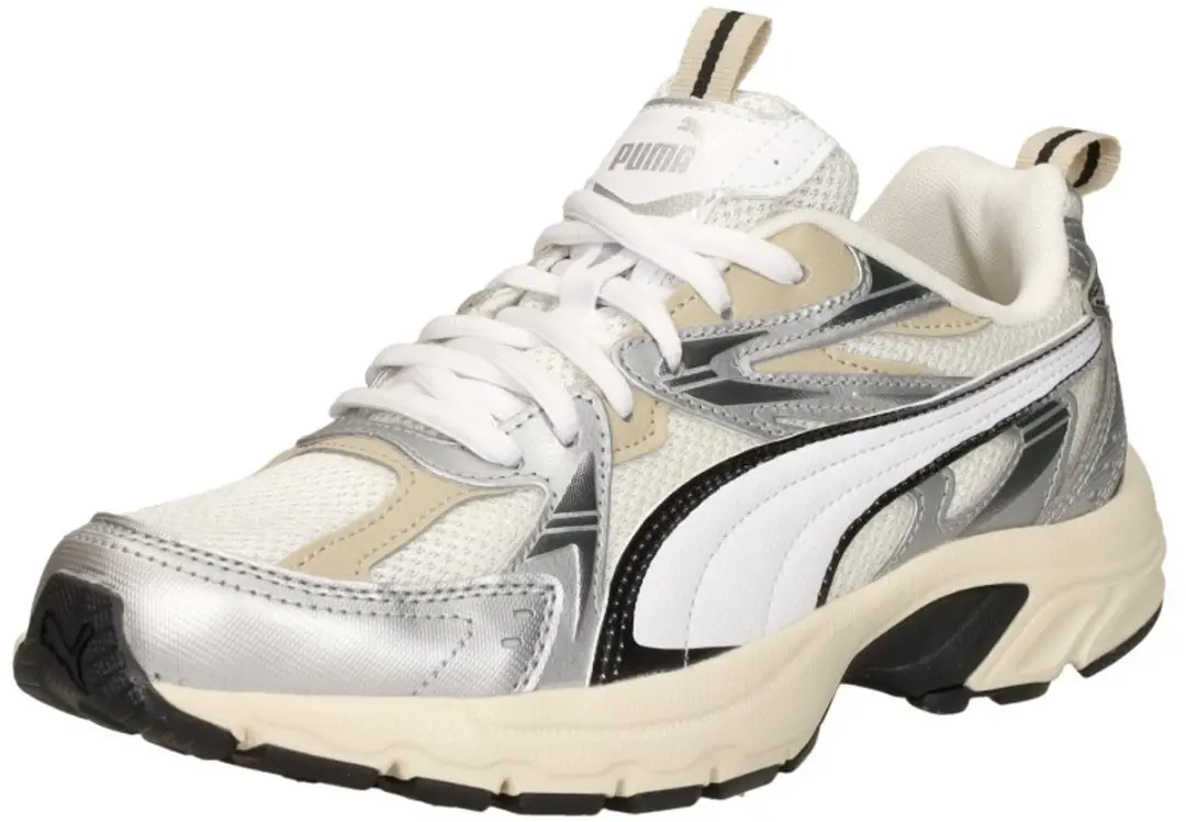 PUMA Milenio Tech Unisex Sneakers - Warm White-PUMA White-PUMA Silver - afbeelding 5 van 6