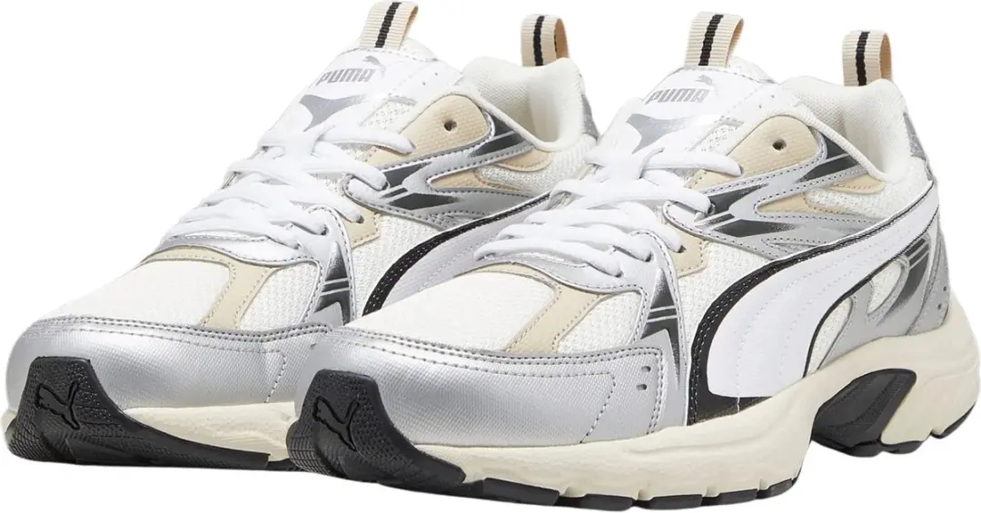 PUMA Milenio Tech Unisex Sneakers - Warm White-PUMA White-PUMA Silver - afbeelding 3 van 6