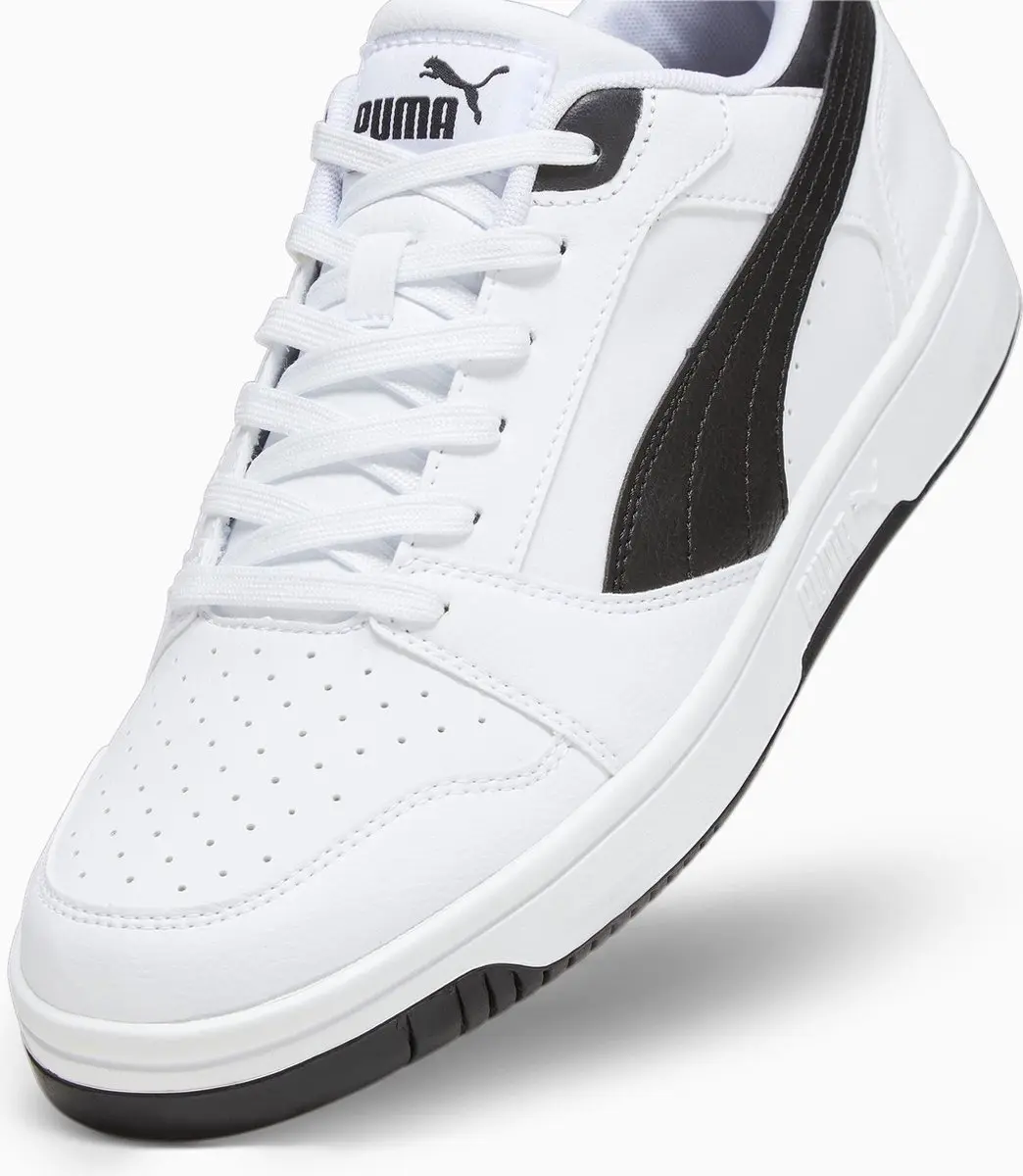 PUMA Rebound v6 Low Sneakers - 37.5 - Wit/Zwart - afbeelding 5 van 6