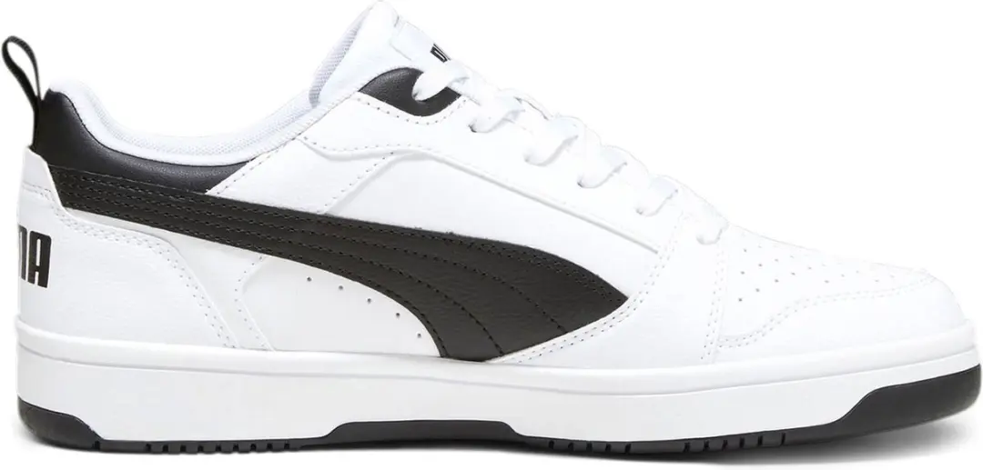 PUMA Rebound v6 Low Sneakers - 37.5 - Wit/Zwart - afbeelding 2 van 6