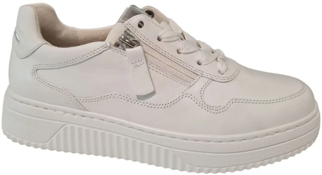 Gabor Leren Witte Dames Sneakers K