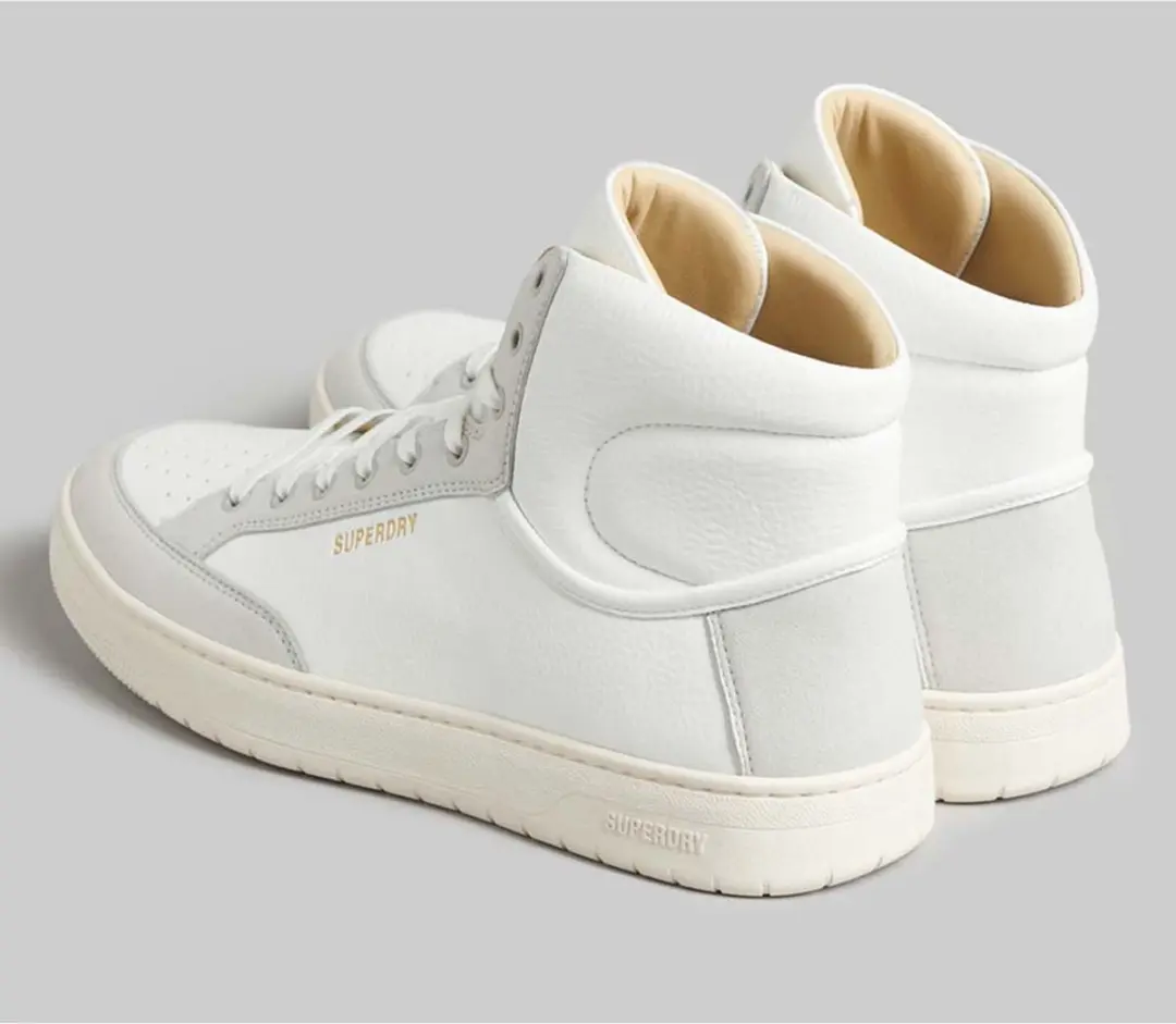 Superdry Vintage Vegan High Schoenen Wit 41 - afbeelding 4 van 6