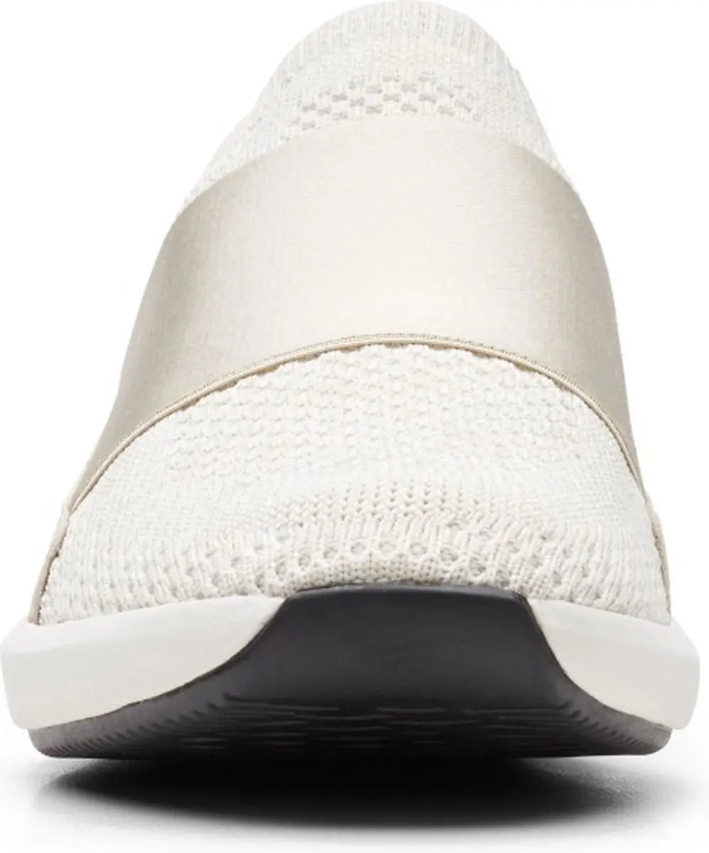 Clarks Un Rio Knit Sneaker - Beige - afbeelding 3 van 6